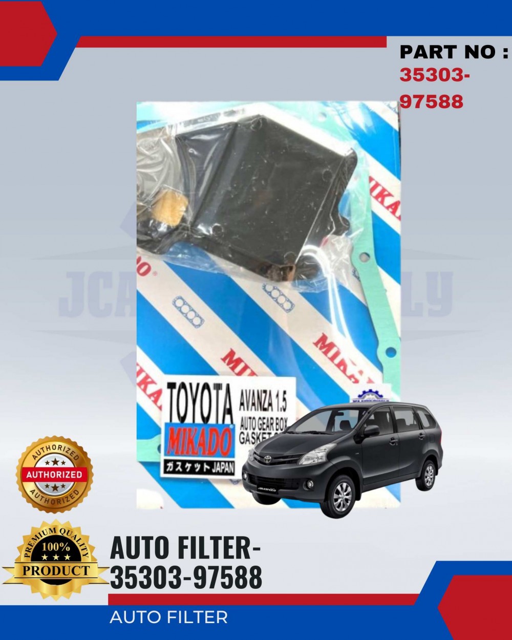 AUTO TRANSMISSION FILTER Toyota Avanza 1,5 JCA AUTO SUPPLY